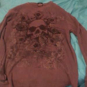 Grey long sleeve MMA Elite thermal shirt